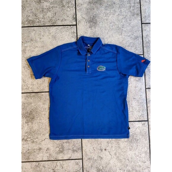 Tommy Bahama Florida Gators Supima Size Small Collegiate Polo Worlds Finest Luxe - Picture 10 of 10